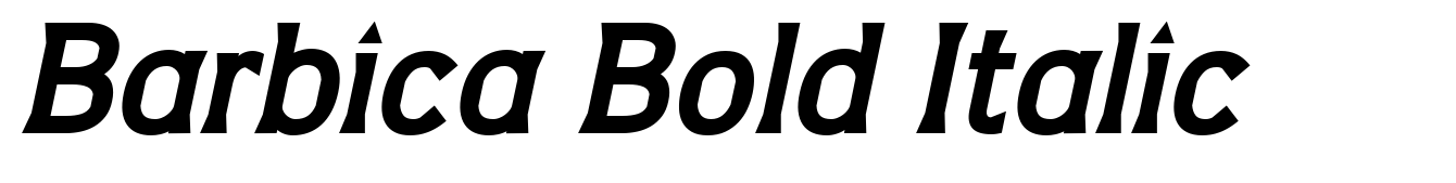 Barbica Bold Italic